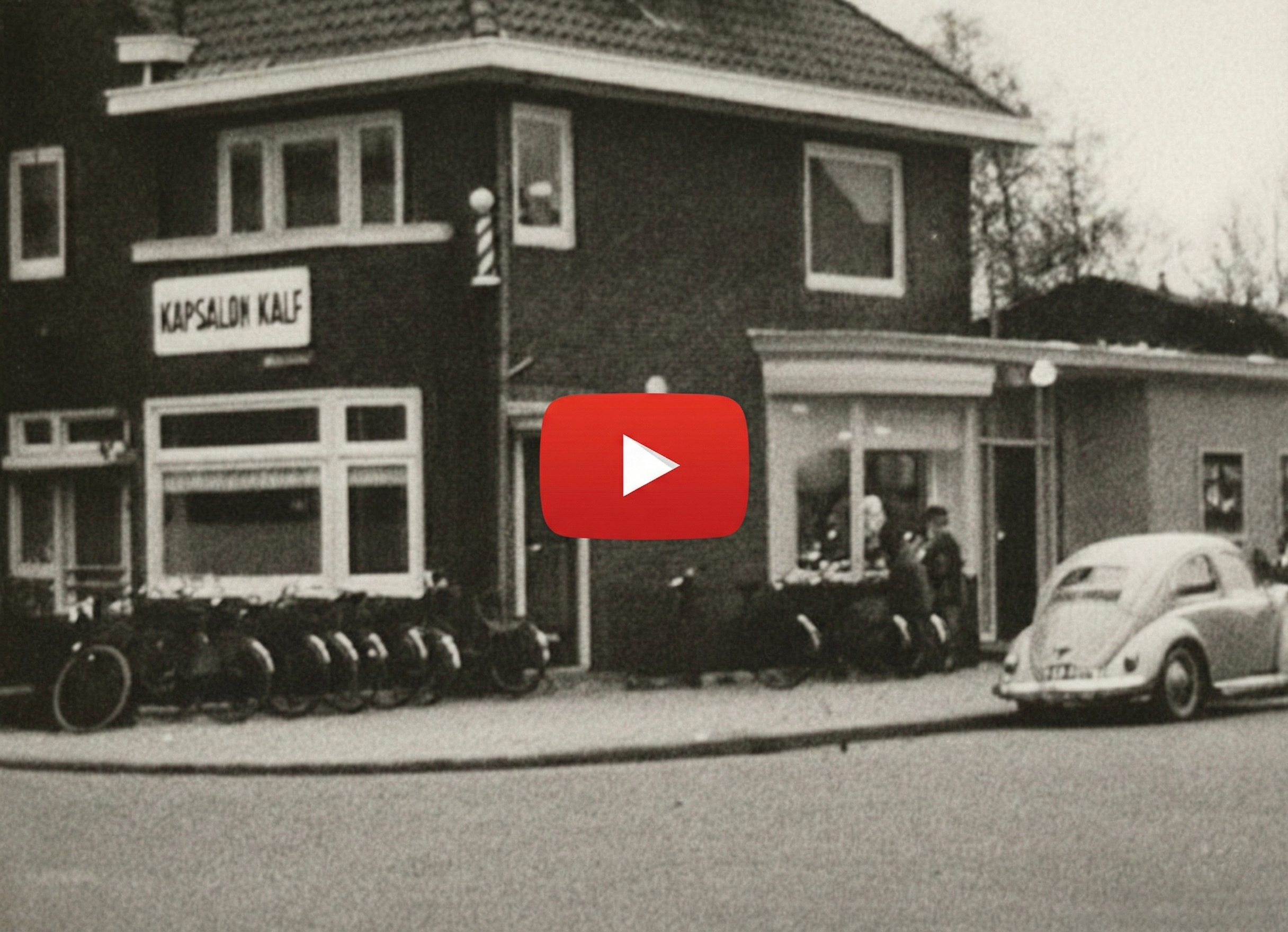 Kapsalon Kalf heropening anno 1957 Heropening Kapsalon Kalf anno 1957